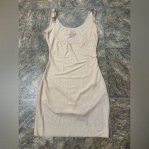ASSETS by SPANX Cream Shaping Slip Dress Large